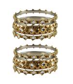 Golden Stone Brass Bangle