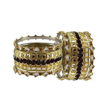 Golden Stone Brass Bangle 2