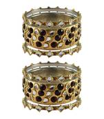 Golden Stone Brass Bangle