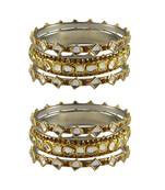 Golden Stone Brass Bangle