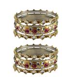 Golden Stone Brass Bangle