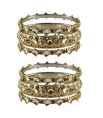 Golden Stone Brass Bangle