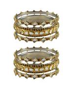 Golden Stone Brass Bangle