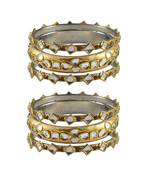 Golden Stone Brass Bangle