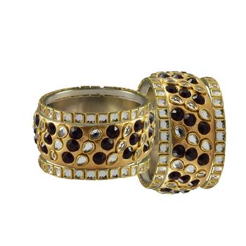 Golden Stone Brass Bangle 2