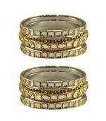 Golden Stone Brass Bangle