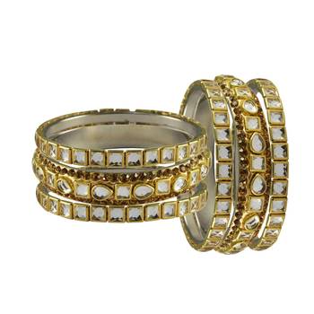 Golden Stone Brass Bangle 2