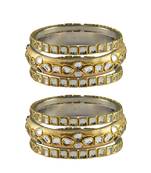 Golden Stone Brass Bangle