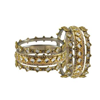 Golden Stone Brass Bangle 2