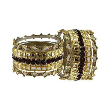 Golden Stone Brass Bangle 2