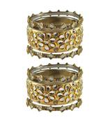 Golden Stone Brass Bangle