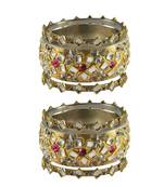 Golden Stone Brass Bangle