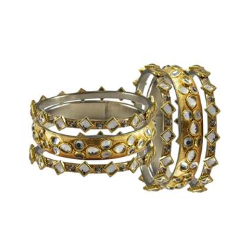 Golden Stone Brass Bangle 2