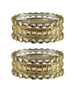 Golden Stone Brass Bangle