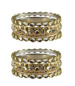 Golden Stone Brass Bangle