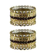 Golden Stone Brass Bangle