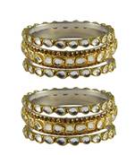 Golden Stone Brass Bangle