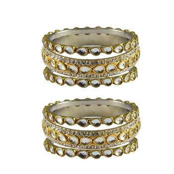 Golden Stone Brass Bangle 1