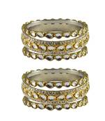 Golden Stone Brass Bangle