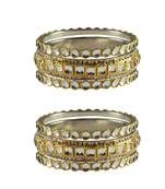Golden Stone Brass Bangle
