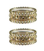 Golden Stone Brass Bangle