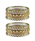 Golden Stone Brass Bangle