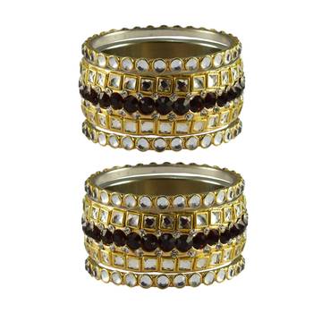 Golden Stone Brass Bangle 1