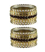 Golden Stone Brass Bangle