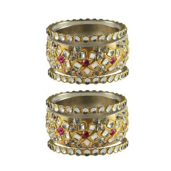 Golden Stone Brass Bangle 1