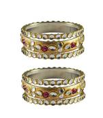 Golden Stone Brass Bangle