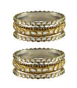 Golden Stone Brass Bangle