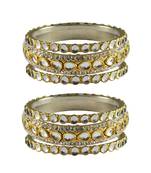 Golden Stone Brass Bangle