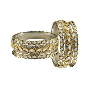 Golden Stone Brass Bangle 2