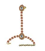 Golden Stone Stud Brass Hathful