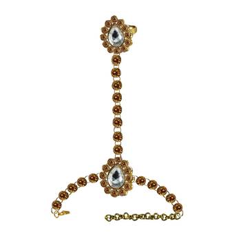 Golden Stone Stud Brass Hathful 1
