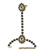 Golden Stone Stud Brass Hathful