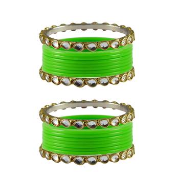 Totai Stone Acrylic-Brass Bangle 1