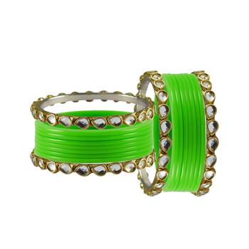 Totai Stone Acrylic-Brass Bangle 2