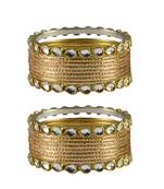 Golden Stone Metal Bangle