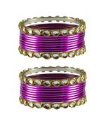 Rani Stone Metal Bangle