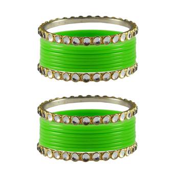 Totai Stone Acrylic-Brass Bangle 1