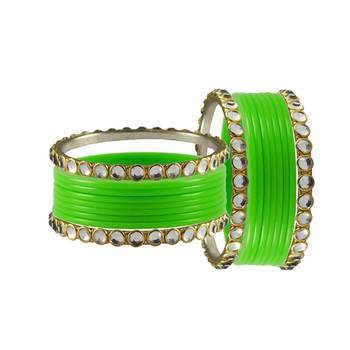 Totai Stone Acrylic-Brass Bangle 2