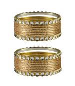 Golden Stone Metal Bangle