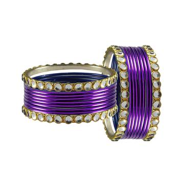 Dark Jamani Stone Metal Bangle 2