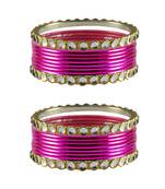 Rani Stone Metal Bangle