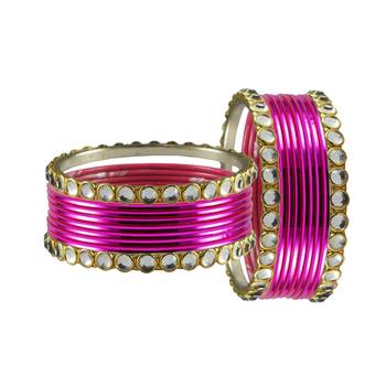 Rani Stone Metal Bangle 2