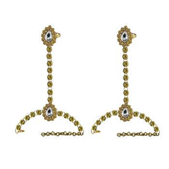 Golden Stone Stud Brass Hathful 1