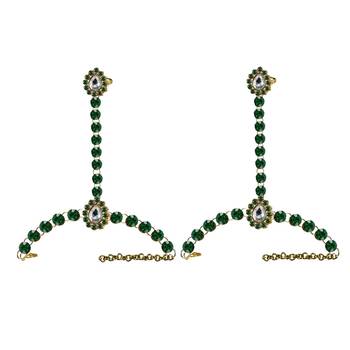 Golden Stone Stud Brass Hathful 1