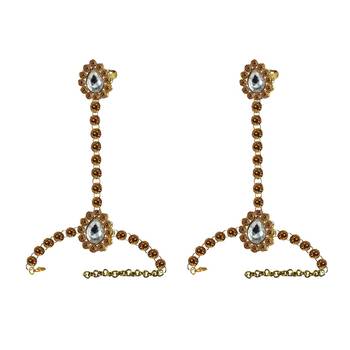Golden Stone Stud Brass Hathful 1
