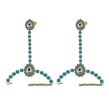 Golden Stone Stud Brass Hathful 1